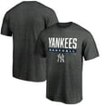 thumbnail image 1 of Men's Charcoal New York Yankees Team Win Stripe T-Shirt, 1 of 3