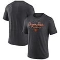 thumbnail image 1 of Men's Charcoal Oregon State Beavers Diamond Script Tri-Blend T-Shirt, 1 of 3