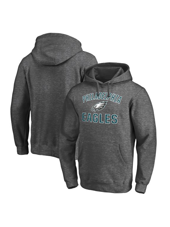 Men's Charcoal Philadelphia Eagles Victory Arch Pullover Hoodie