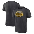 thumbnail image 1 of Men's Charcoal Pittsburgh Steelers Hometown Collection Hot Route T-Shirt, 1 of 3