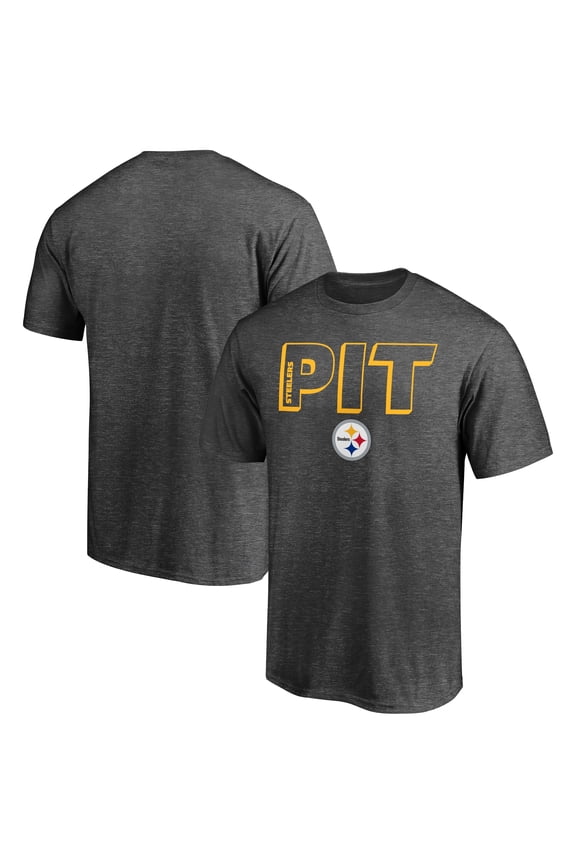 Men's Charcoal Pittsburgh Steelers Must Win T-Shirt