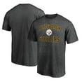 thumbnail image 1 of Men's Fanatics Heather Charcoal Pittsburgh Steelers Victory Arch T-Shirt, 1 of 3