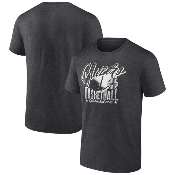 Men's Charcoal Portland Trail Blazers Winner T-Shirt