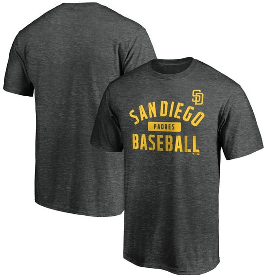 Men's Charcoal San Diego Padres Team Primary Pill T-Shirt