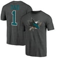 thumbnail image 1 of Men's Charcoal San Jose Sharks Greatest Dad Tri-Blend T-Shirt, 1 of 3