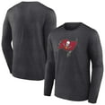 thumbnail image 1 of Men's Charcoal Tampa Bay Buccaneers Primary Team Logo Long Sleeve T-Shirt, 1 of 3