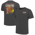 thumbnail image 1 of Men's Charcoal Texas Longhorns 2025 NCAA Softball Women's College World Series Champions Number One T-Shirt, 1 of 3