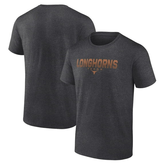Men's Charcoal Texas Longhorns Battle Scars T-Shirt