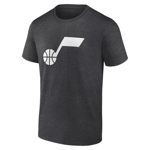 Men's Charcoal Utah Jazz Primary Logo T-Shirt