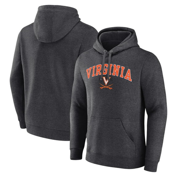 Men's Charcoal Virginia Cavaliers Campus Pullover Hoodie