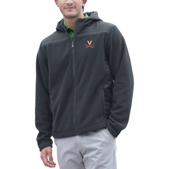 Men's Charcoal Virginia Cavaliers Yukon Full-Zip Jacket