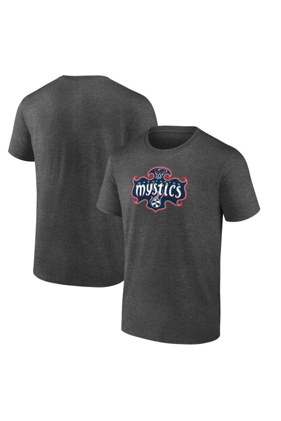 Men's Charcoal Washington Mystics Logo T-Shirt