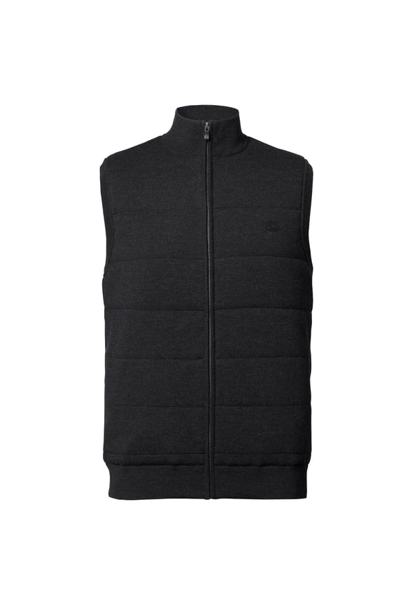 Men's Charles Tyrwhitt Charcoal New York Jets Merino Full-Zip Jacket