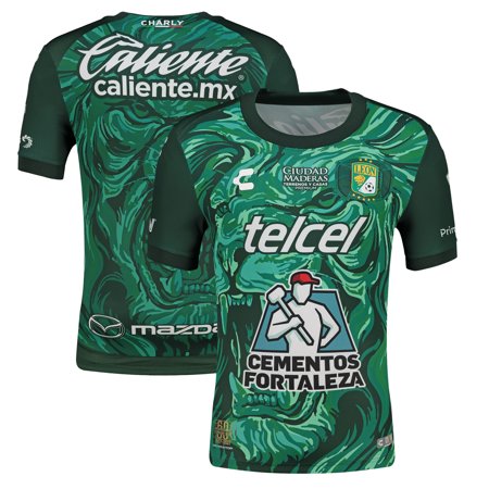 Men's Charly Green Club Leon 2026/27 Home Authentic Jersey