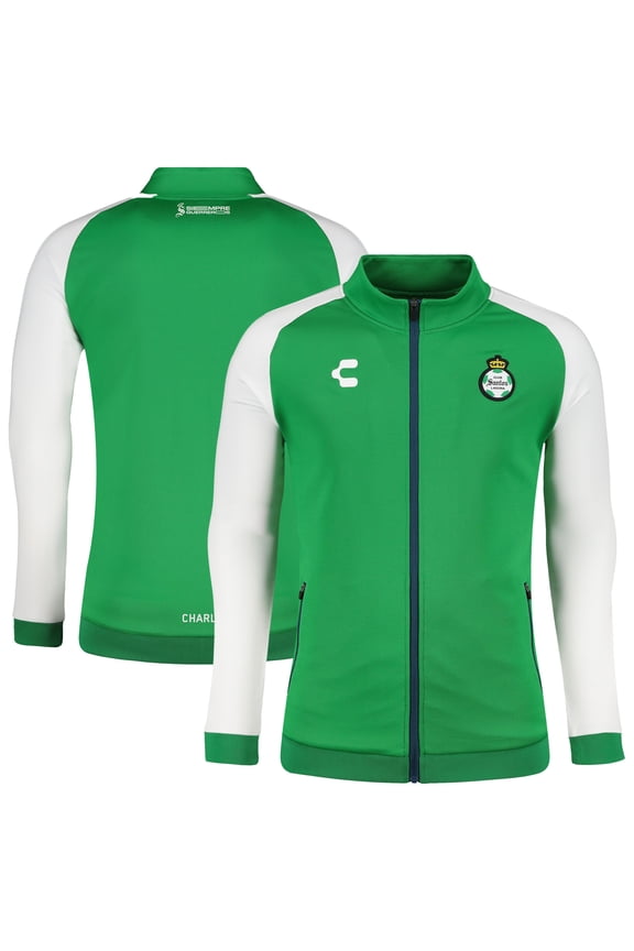 Men's Charly Green Santos Laguna 2024/25 Full-Zip Jacket