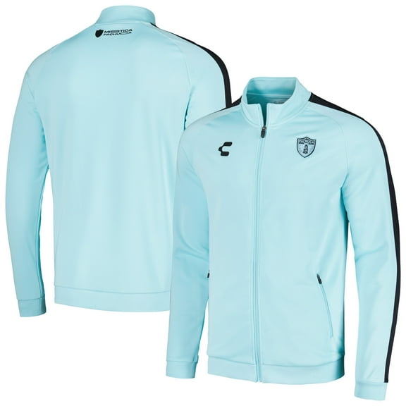 Men's Charly Light Blue C.F. Pachuca Light Full-Zip Raglan Jacket
