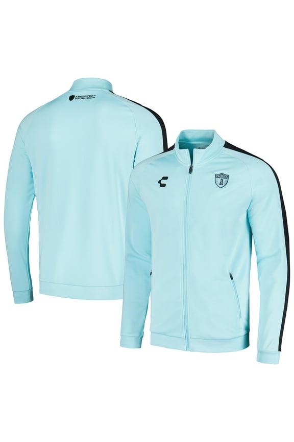 Men's Charly Light Blue C.F. Pachuca Light Full-Zip Raglan Jacket