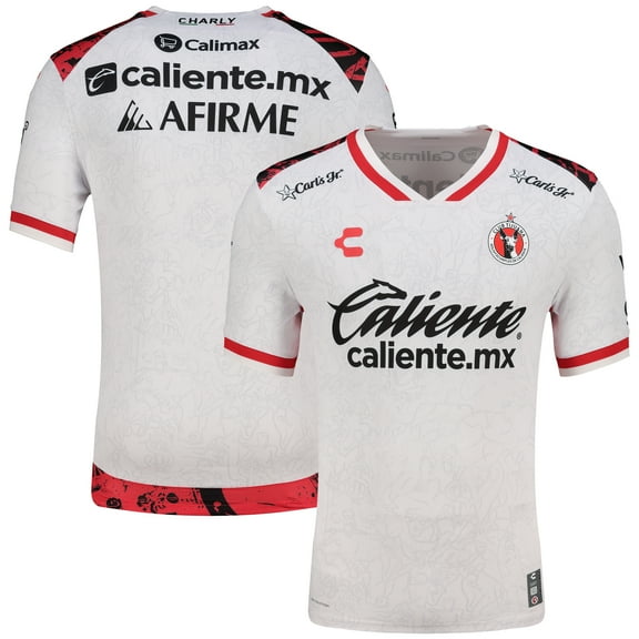 Men's Charly  White Club Tijuana 2025/26 Away Authentic Jersey