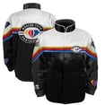 thumbnail image 1 of Men's Checkered Flag Black NASCAR 75th Anniversary Nylon Full-Snap Jacket, 1 of 3