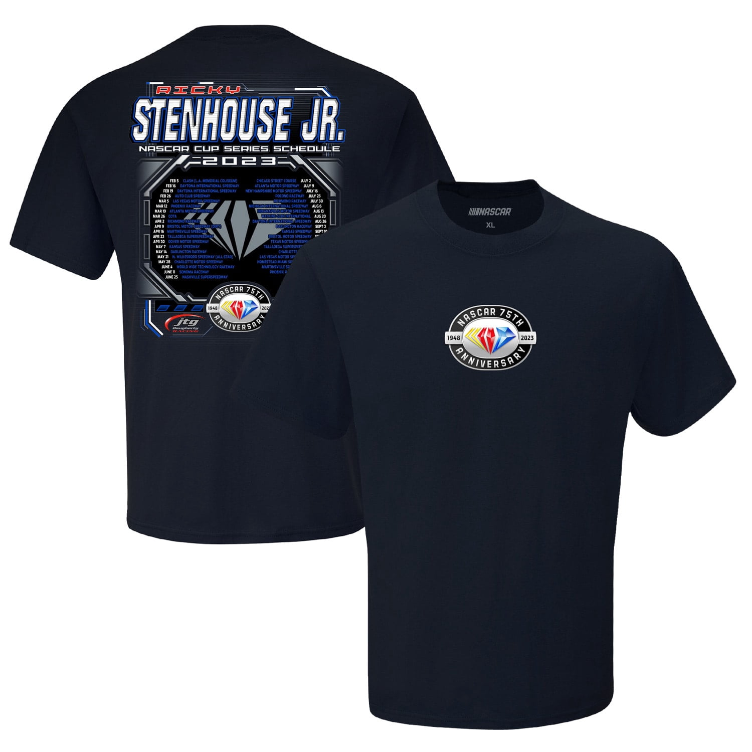 Men s Checkered Flag Ricky Stenhouse Jr 2023 NASCAR Cup Series men-s-checkered-flag-ricky-stenhouse-jr-2023-nascar-cup-series
