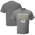 thumbnail image 1 of Men's Checkered Flag Sports Heather Charcoal John Hunter Nemechek Name & Number T-Shirt, 1 of 3