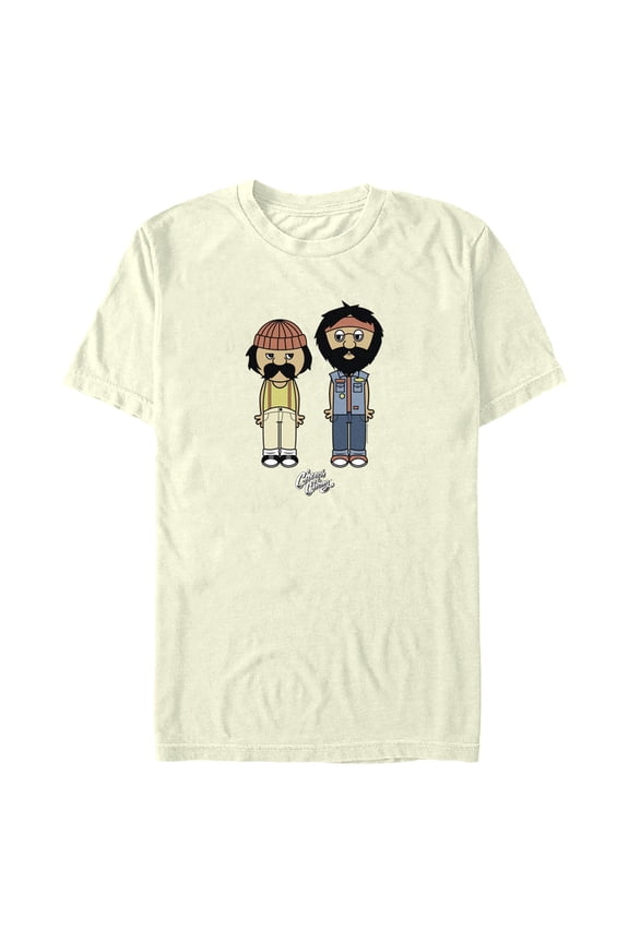 Men's Cheech & Chong Cartoon Duo  Graphic T-Shirt