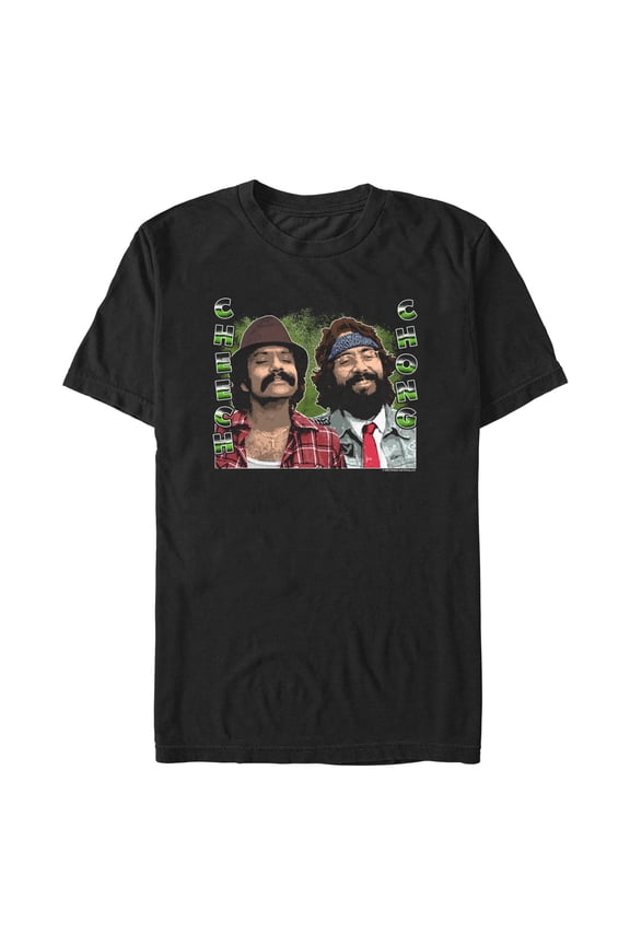 Men's Cheech & Chong Duo Poster Graphic T-Shirt