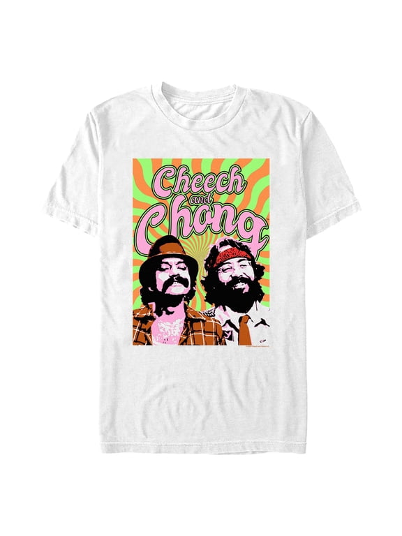 Men's Cheech & Chong Trippy Duo Graphic T-Shirt