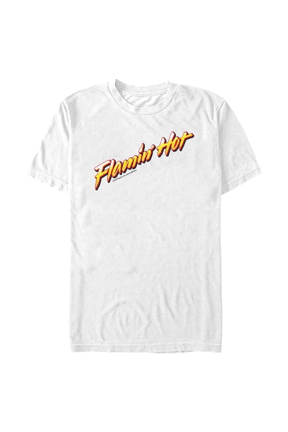 Men's Cheetos Flamin' Hot Logo Graphic Tee White 2X Large