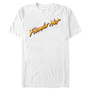 Mens Cheetos Flamin Hot Logo Graphic Tee White Large