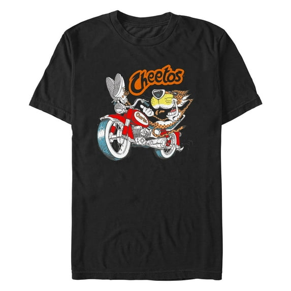 Men's Cheetos Motorcycle Logo Graphic T-Shirt