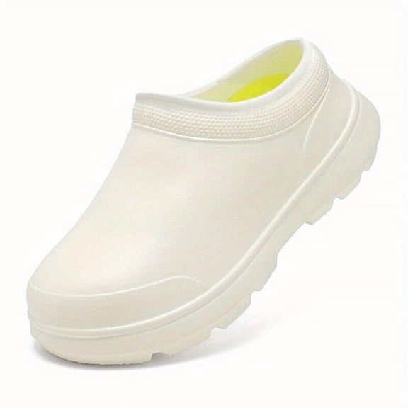 Men's Chef Clogs Waterproof Non-Slip Oil-Proof Wear-Resistant Work Shoes