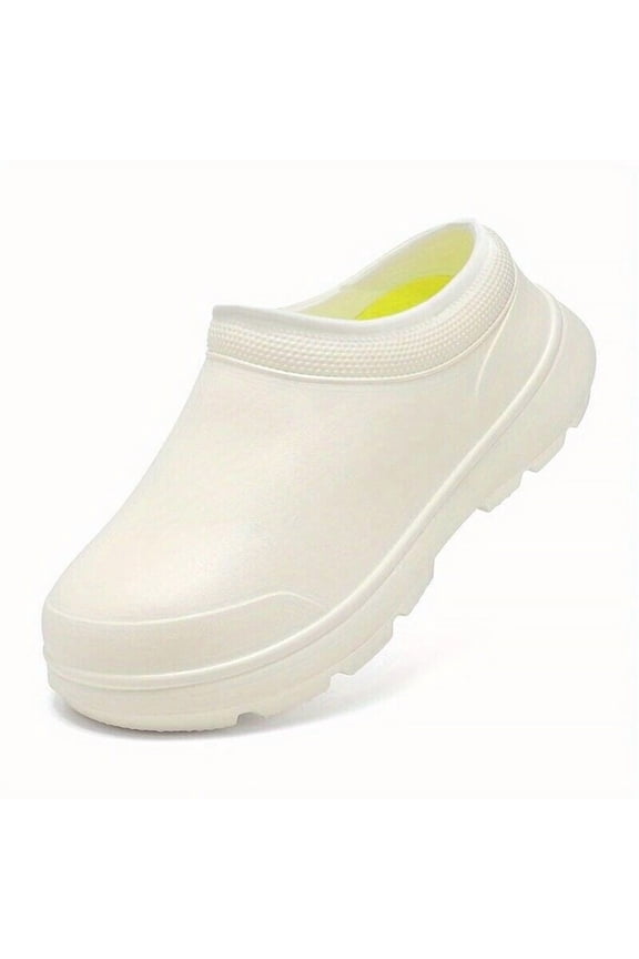 Men's Chef Clogs Waterproof Non-Slip Oil-Proof Wear-Resistant Work Shoes