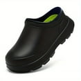 thumbnail image 1 of Men's Chef Clogs Waterproof Non-Slip Oil-Proof Wear-Resistant Work Shoes, 1 of 9