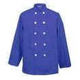 thumbnail image 1 of Men's Chef Coat Chef Shirt Cook Coat Barista Baker Uniform Restaurant Clothes Barista Shirt, 1 of 2
