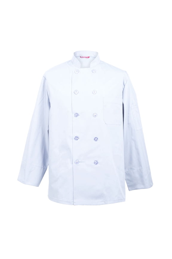 Men's Chef Coat Chef Shirt Cook Coat Barista Baker Uniform Restaurant Clothes Barista Shirt