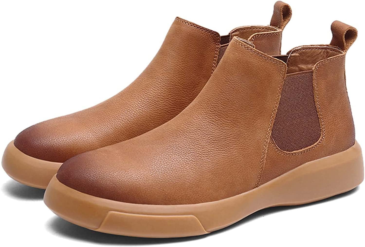 Men's Chelsea Boots Non-slip Fashion Casual Sports Shoes Outdoor Sports Shoes Wearable Ankle Boots for Men
