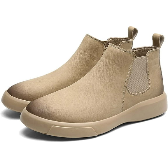 Men's Chelsea Boots Non-slip Fashion Casual Sports Shoes Outdoor Sports Shoes Wearable Ankle Boots for Men