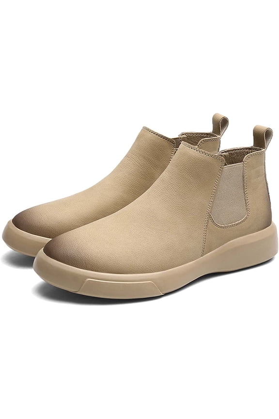 Men's Chelsea Boots Non-slip Fashion Casual Sports Shoes Outdoor Sports Shoes Wearable Ankle Boots for Men