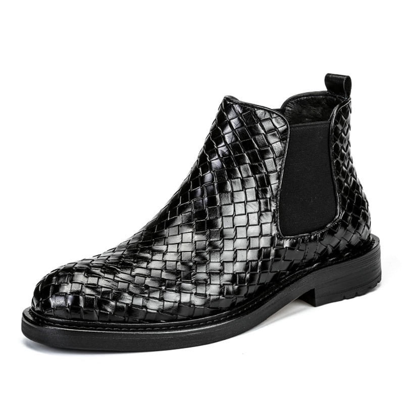 Men\'s Suede/Patent Leather Chelsea Boots | Pull-on | Handmade s-l400.jpg main image 4
