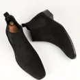 thumbnail image 1 of Men's Chelsea Boots Suede & Leather Casual & Formal Stylish Classic Slip-On Ankle Dress Boots, 1 of 7