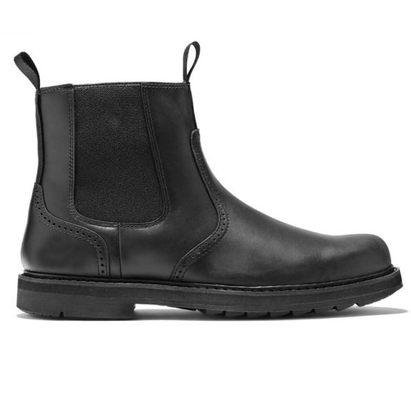 Men's Chelsea Boots Suede Zipper Dress Boots Retro Classic Breathable Lightweight Square Head Ankle Boots Cowboy Boots for Men