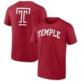thumbnail image 1 of Men's Cherry  Temple Owls Heritage Arch T-Shirt, 1 of 3