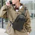 thumbnail image 1 of Men's Chest Bag Crossbody Bag with USB Charging Port Large Capacity Sling Bag for Men Water Resistant Shoulder Bag Lightweight Travel Work Outdoor Daypack Sport, 1 of 8