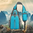 thumbnail image 1 of Men's Chest Bag, Multi-Functional Sports and Shoulder Backpack, Trendy Fashion Bag for Students and Travel, Water-Resistant Nylon with Reflective Strip, 1 of 9