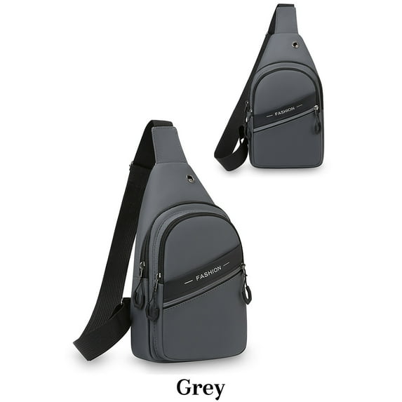 Ohmyroo Men's Chest Bag, Versatile Shoulder Sling Pack for Casual Use, Running, and Sports, Multifunctional Lightweight Crossbody Bag with Multiple Compartments