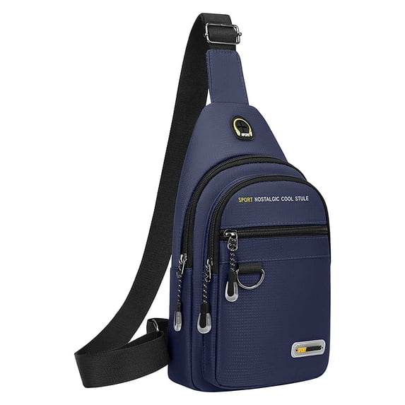 Men's Chest Shoulder Bag for Active Lifestyle, Versatile Casual Small Backpack with Multi-Organization, Lightweight Breathable Design for Running, Travel, and Daily Use