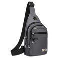 thumbnail image 1 of Men's Chest Shoulder Bag for Active Lifestyle, Versatile Casual Small Backpack with Multi-Organization, Lightweight Breathable Design for Running, Travel, and Daily Use, 1 of 4