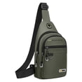 thumbnail image 1 of Men's Chest Shoulder Bag for Active Lifestyle, Versatile Casual Small Backpack with Multi-Organization, Lightweight Breathable Design for Running, Travel, and Daily Use, 1 of 4