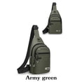 thumbnail image 1 of Men’s Chest Shoulder Bag | Lightweight Water-Resistant Crossbody Backpack | Breathable Multi-Compartment Organizer | Secure Adjustable Strap | 30x17x5cm | Travel, Running, Cycling, Sports, Everyday, 1 of 3